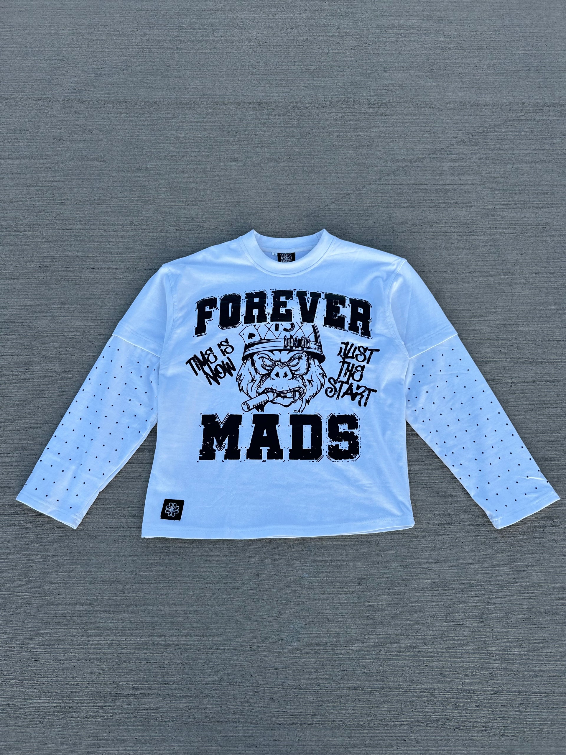 Studded Tee "White"