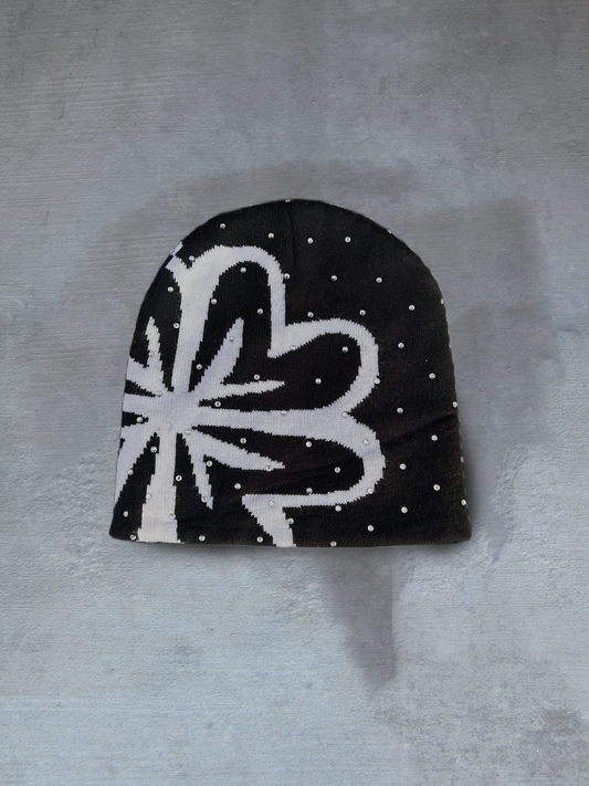 Studded Beanie "Black"