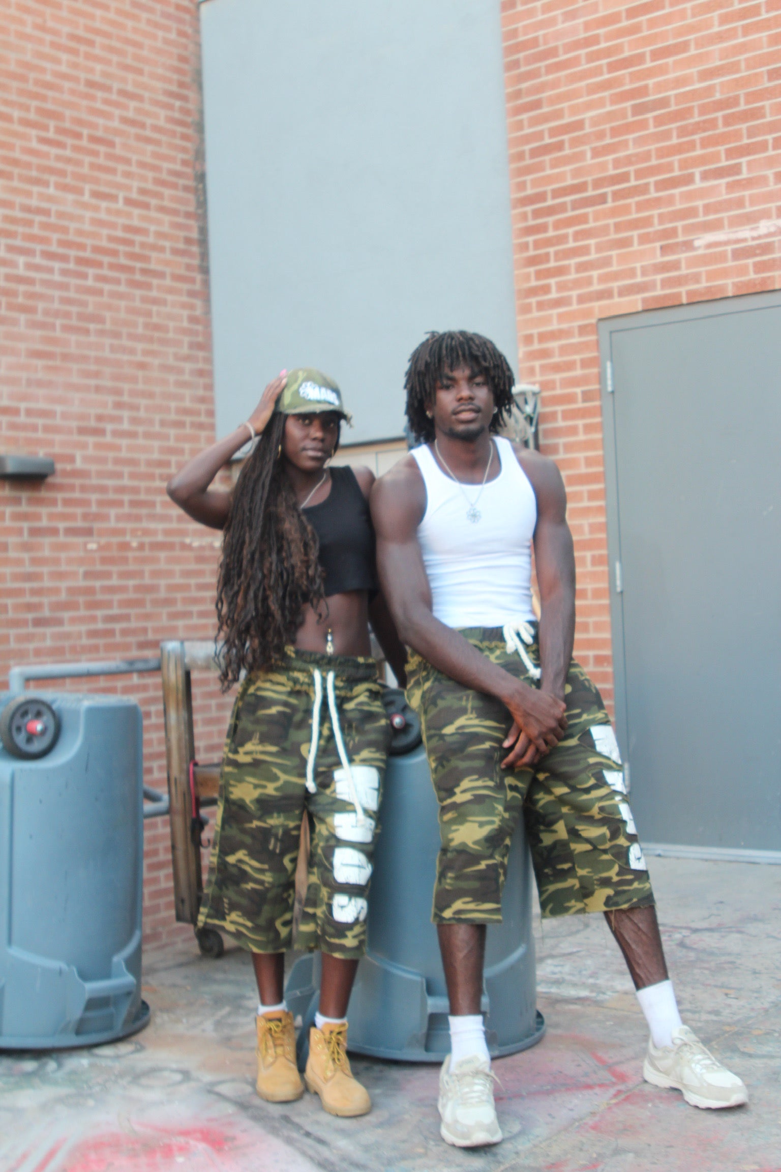 Wrath Sweat-Shorts (green camo)
