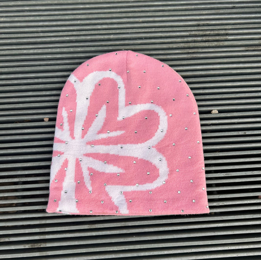 Studded Beanie "Pink"