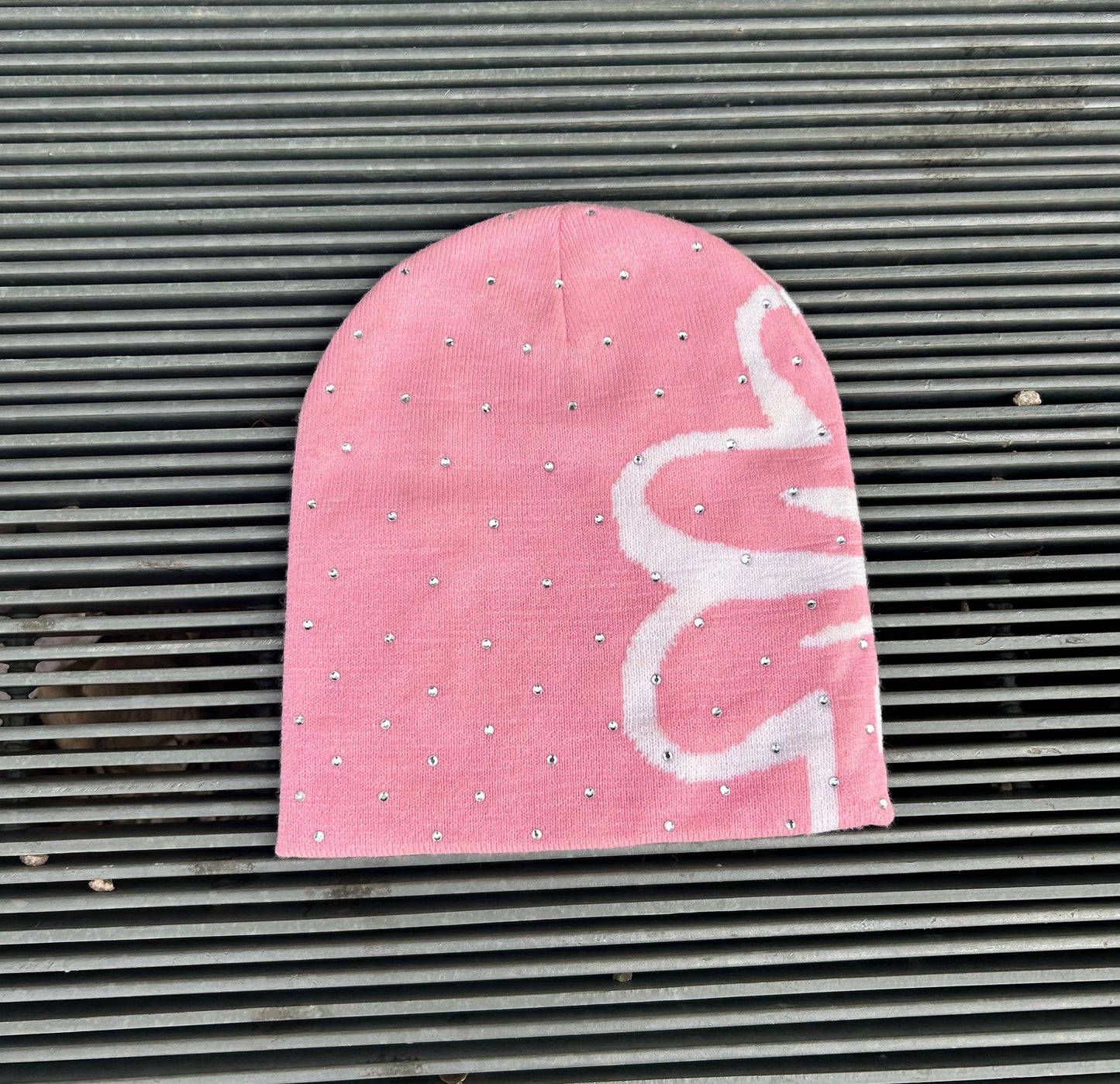 Studded Beanie "Pink"
